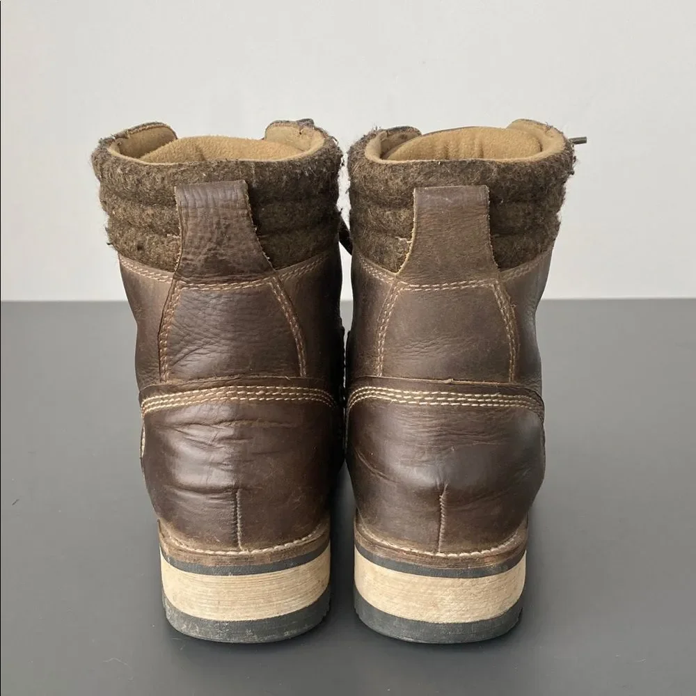 Kodiak Surrey II Waterproof Leather Boot Men US Sz 7/ Women 8.5 Combat Lace-up